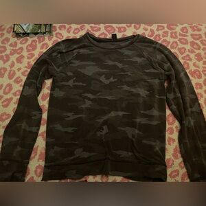 Athleta Girl open back sweatshirt